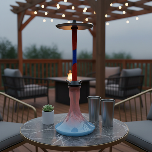 "Azure Sphere" Modern Hookah